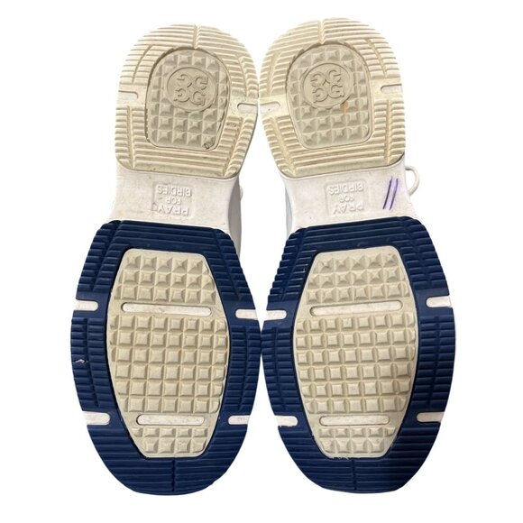 G/Fore MG4+ Mens Golf Shoes Spikeless White Blue G4MS22EF27 Size 10 - Picture 5 of 13
